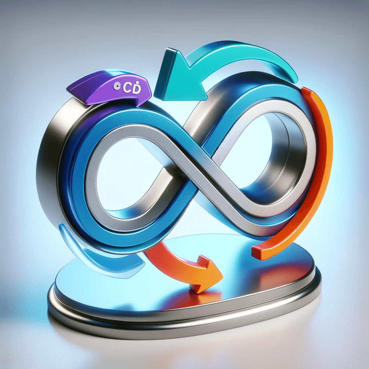 Illustration of CI/CD pipeline stages in web development